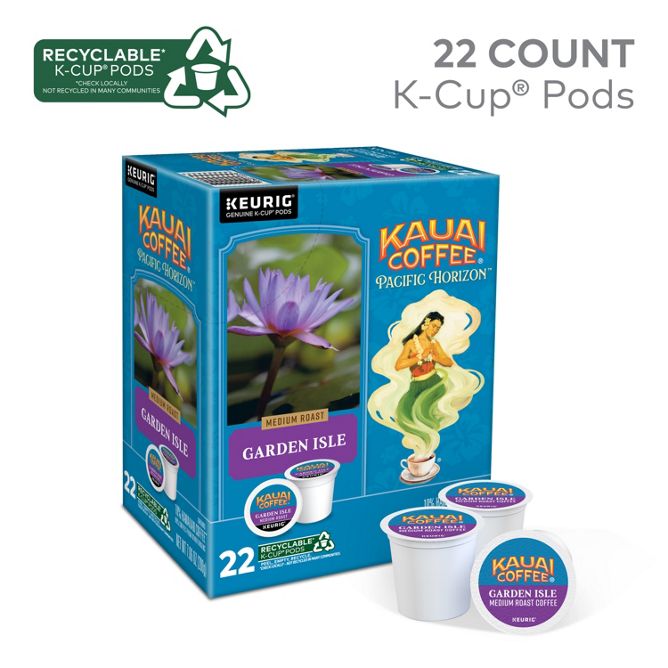 Kauai Garden Isle Coffee K-Cup Pods