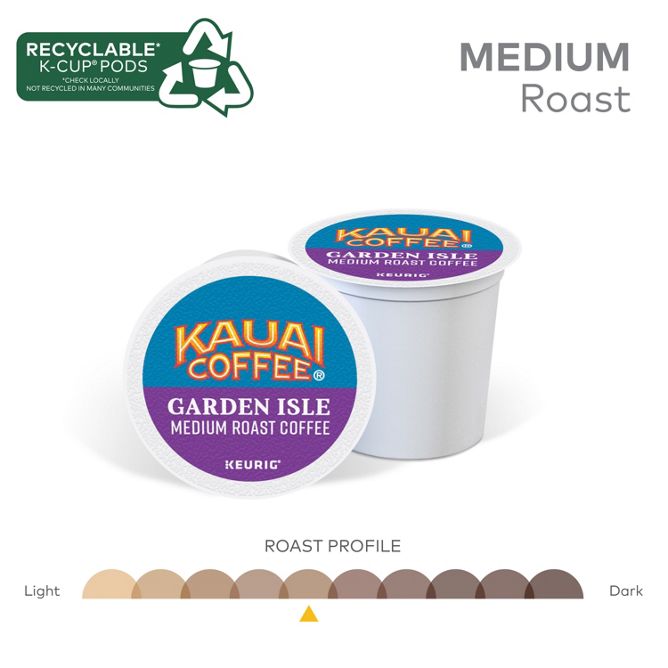 Kauai Garden Isle Coffee K-Cup Pods