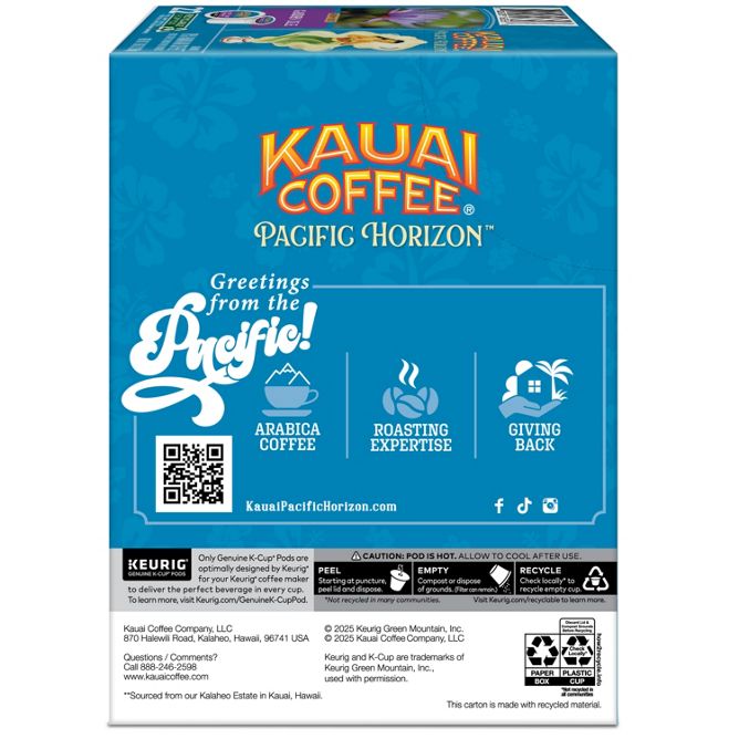 Kauai Garden Isle Coffee K-Cup Pods