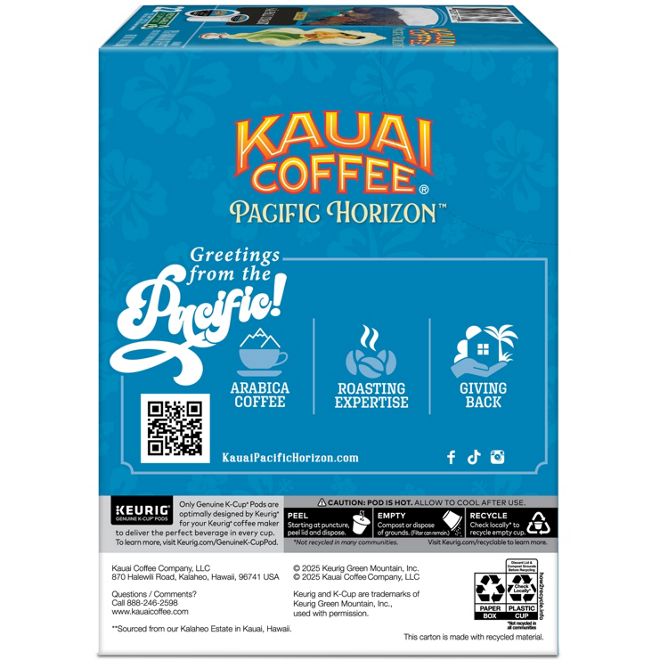 Kauai Na Pali Coast Coffee K-Cup Pods