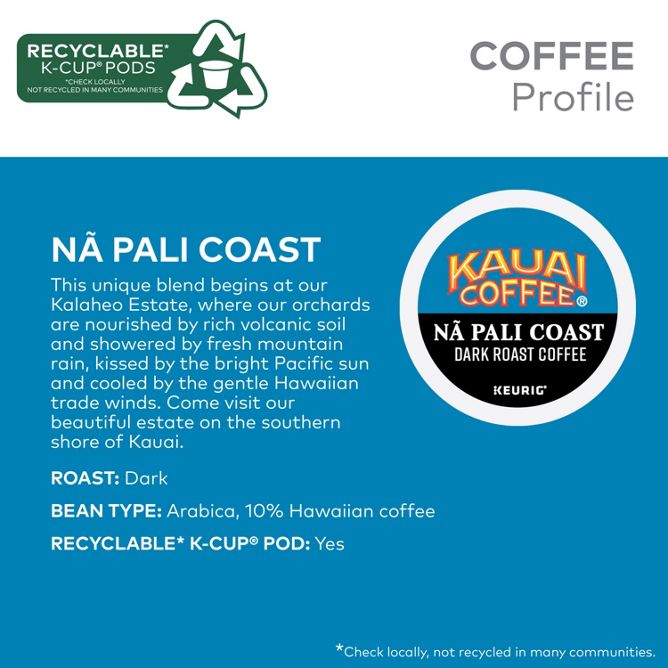 Kauai Na Pali Coast Coffee K-Cup Pods