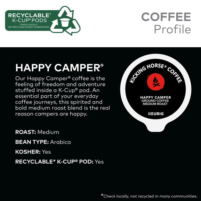 Kicking Horse Coffee Happy Camper K-Cup Pods