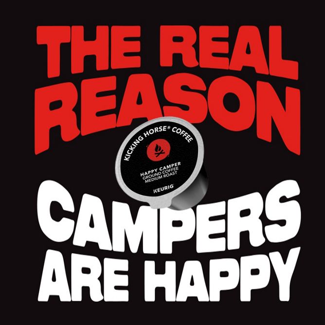 Kicking Horse Coffee Happy Camper K-Cup Pods