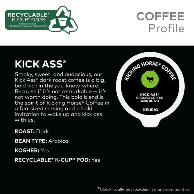 Kicking Horse Coffee Kick Ass K-Cup Pods