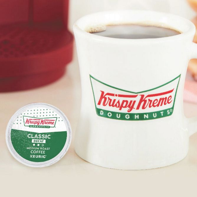 Krispy Kreme Doughnuts Coffee DECAF K-Cup Pods