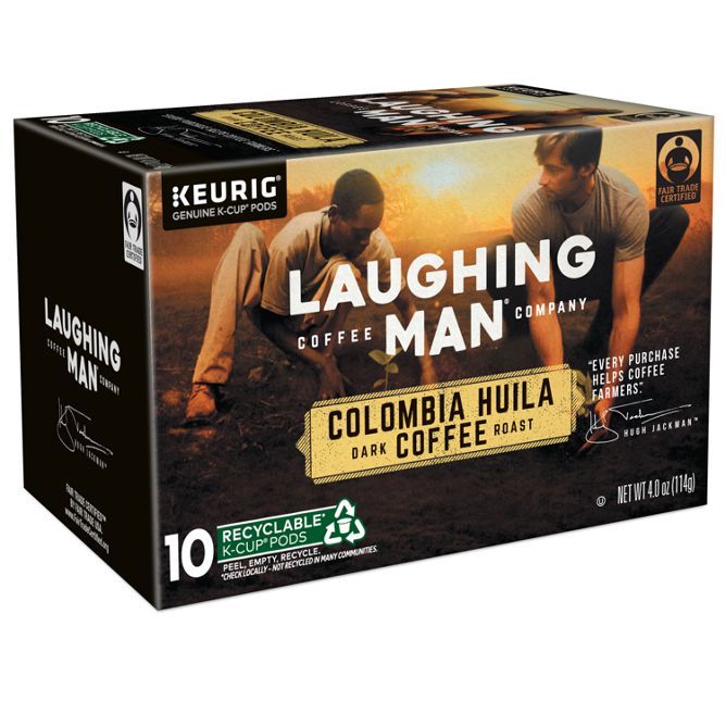Laughing Man Coffee Colombia Huila K-Cup Pods