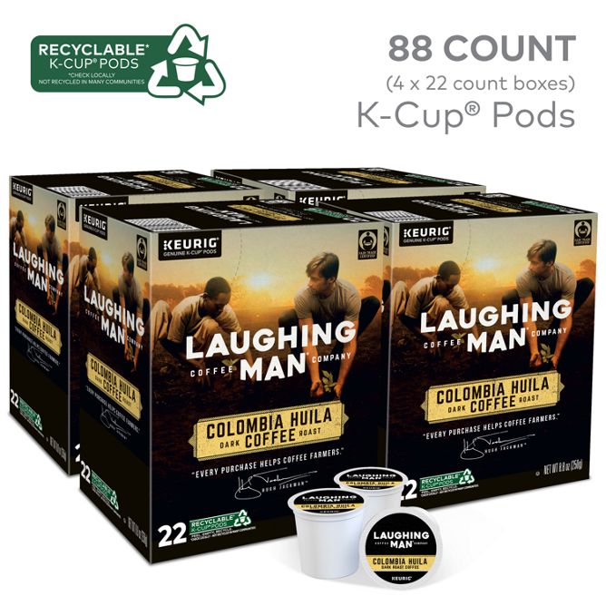 Laughing Man Coffee Colombia Huila K-Cup Pods