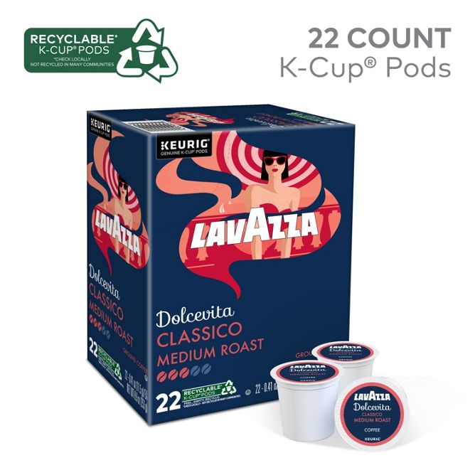 Lavazza Coffee Classico Coffee K-Cup Pods