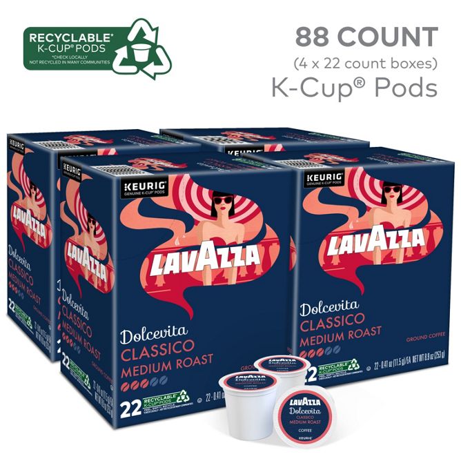 Lavazza Coffee Classico Coffee K-Cup Pods