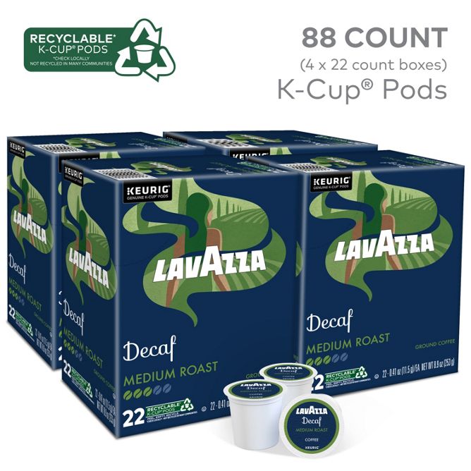 Lavazza Coffee Decaf K-Cup Pods