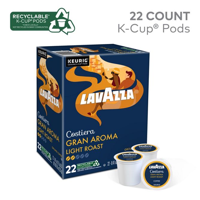 Lavazza Coffee Gran Aroma K-Cup Pods