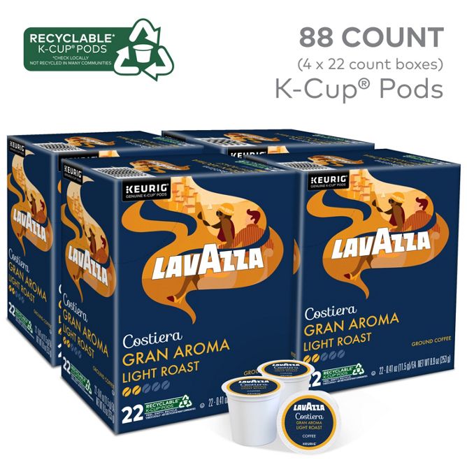 Lavazza Coffee Gran Aroma K-Cup Pods