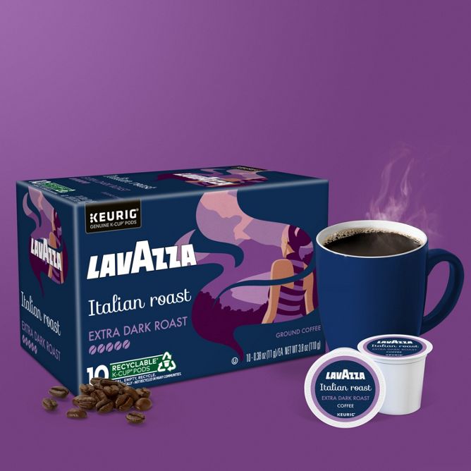 Lavazza Coffee Italian Roast K-Cup Pods