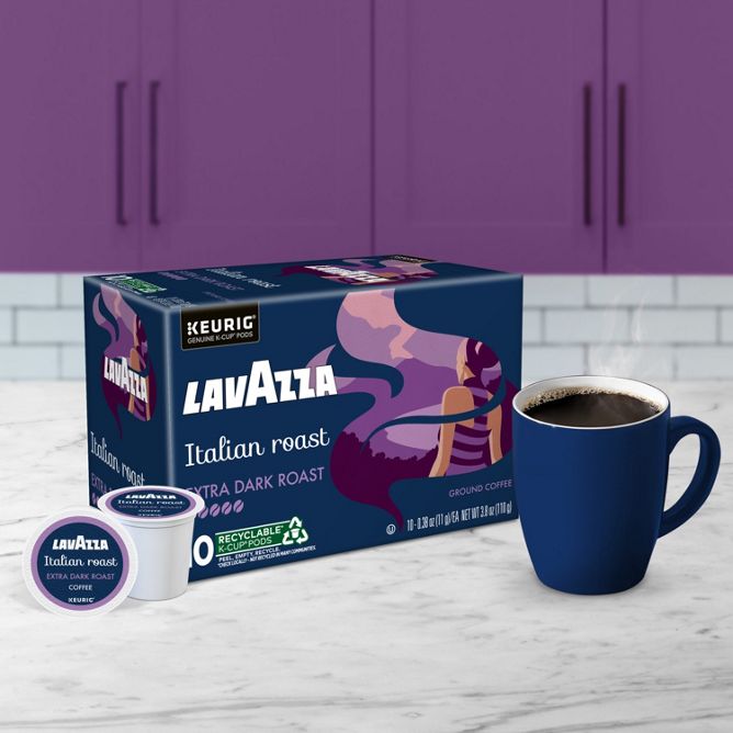 Lavazza Coffee Italian Roast K-Cup Pods