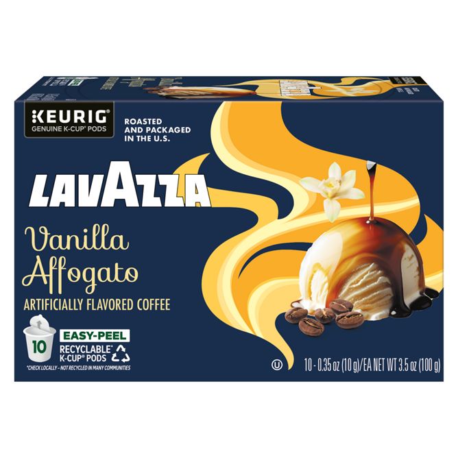 Lavazza Coffee Vaniila Affogato K-Cup Pods