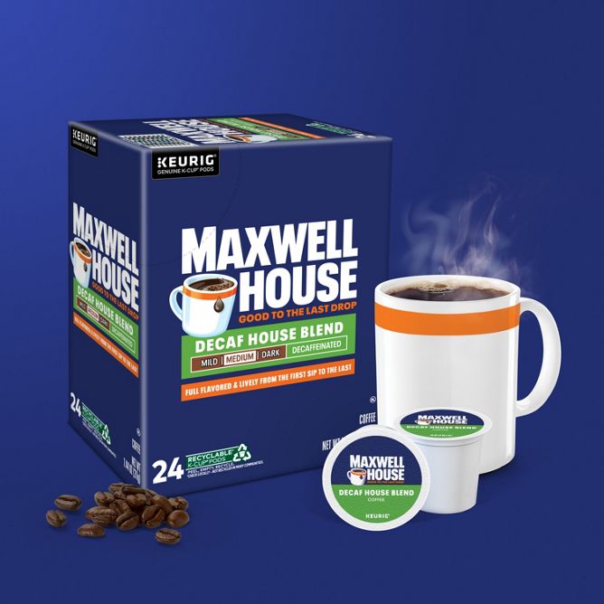 Maxwell House Coffee House Blend (Decaf) K-Cup Pods