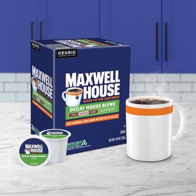 Maxwell House Coffee House Blend (Decaf) K-Cup Pods
