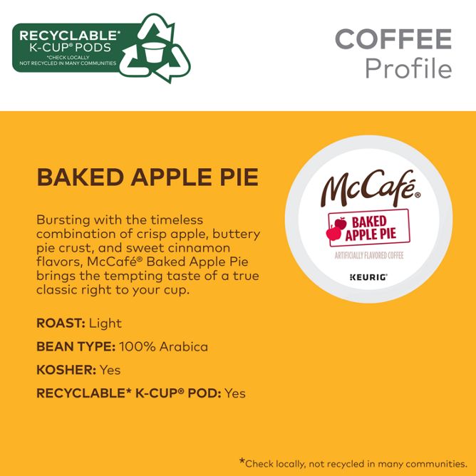 McCafe Baked Apple Pie K-Cup Pods