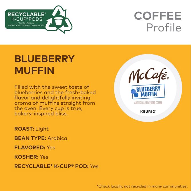 McCafe Blueberry Muffin K-Cup Pods