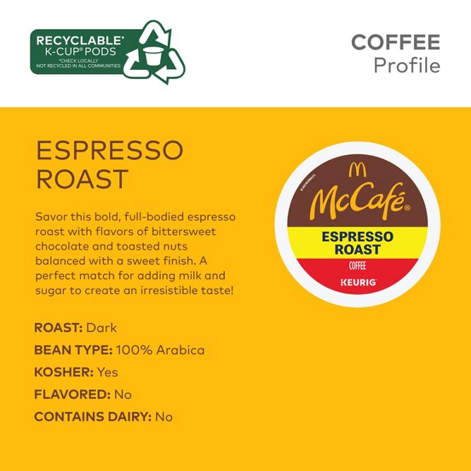 McCafe Espresso Roast K-Cup Pods