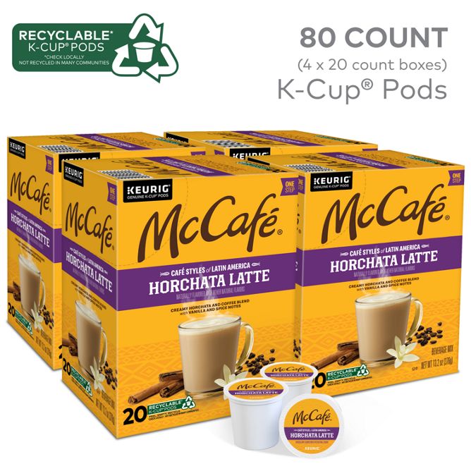 McCafe Horchata Latte K-Cup Pods