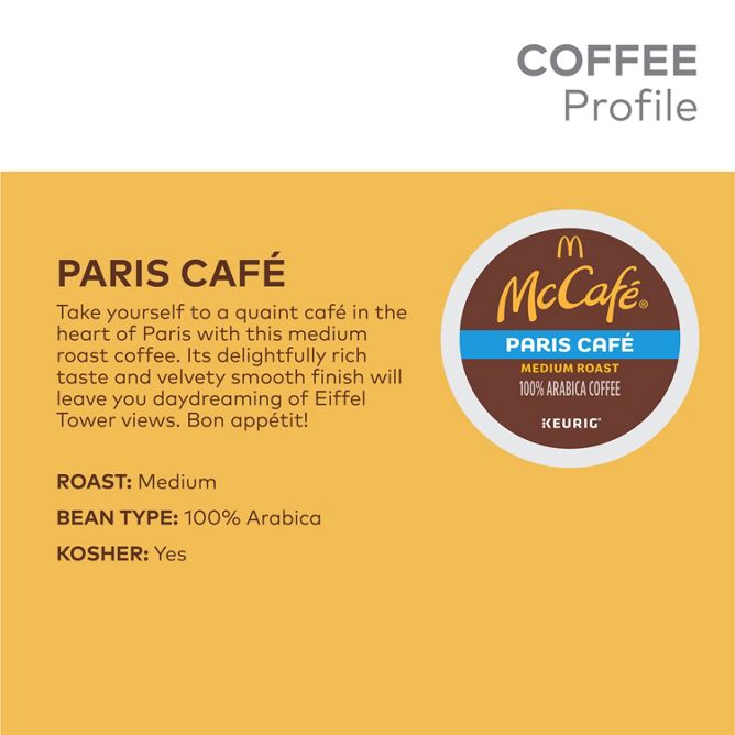 McCafe Paris Café K-Cup Pods
