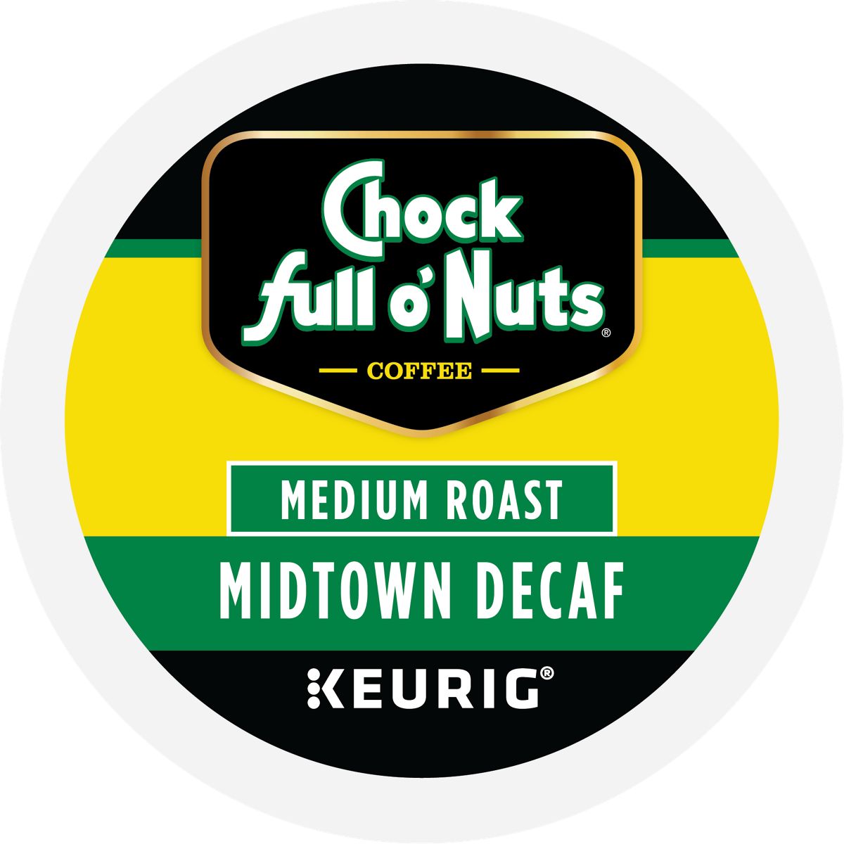 Chock full o'Nuts Midtown Decaf K-Cup Pods