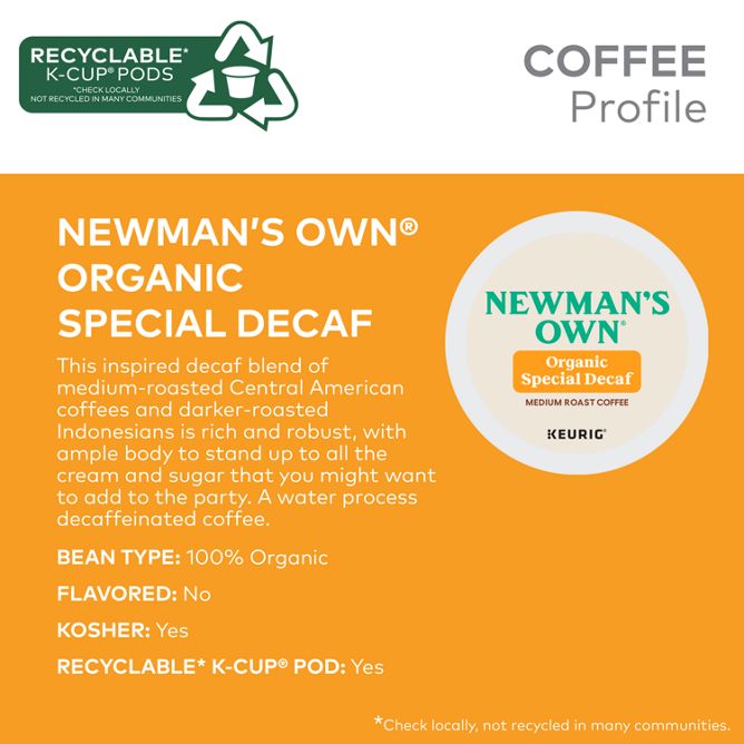 Newman_s Own Coffee Special Blend (DECAF) K-Cup Pods