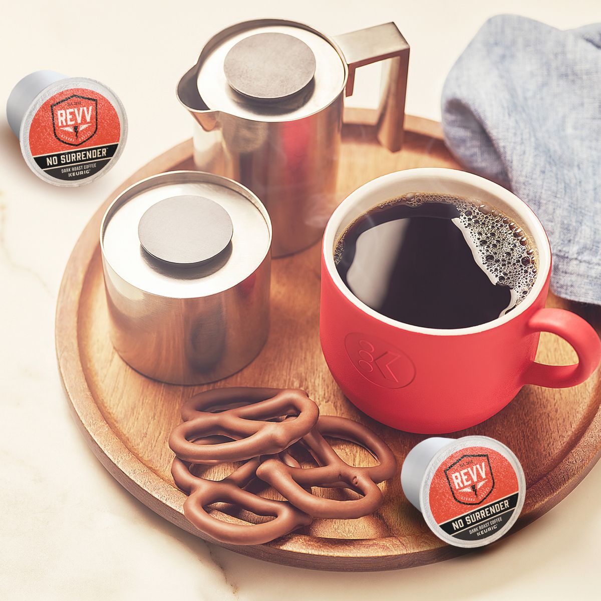 revv NO SURRENDER Coffee K-Cup Pods