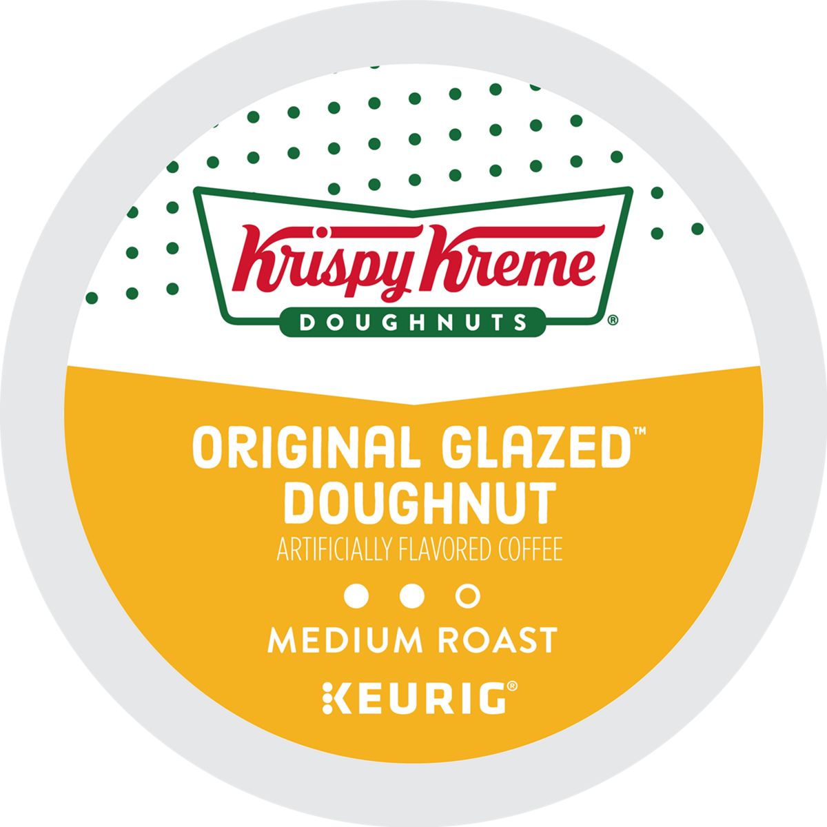Krispy Kreme Doughnuts Coffee Original Glazed Doughnut Coffee K-Cup Pods