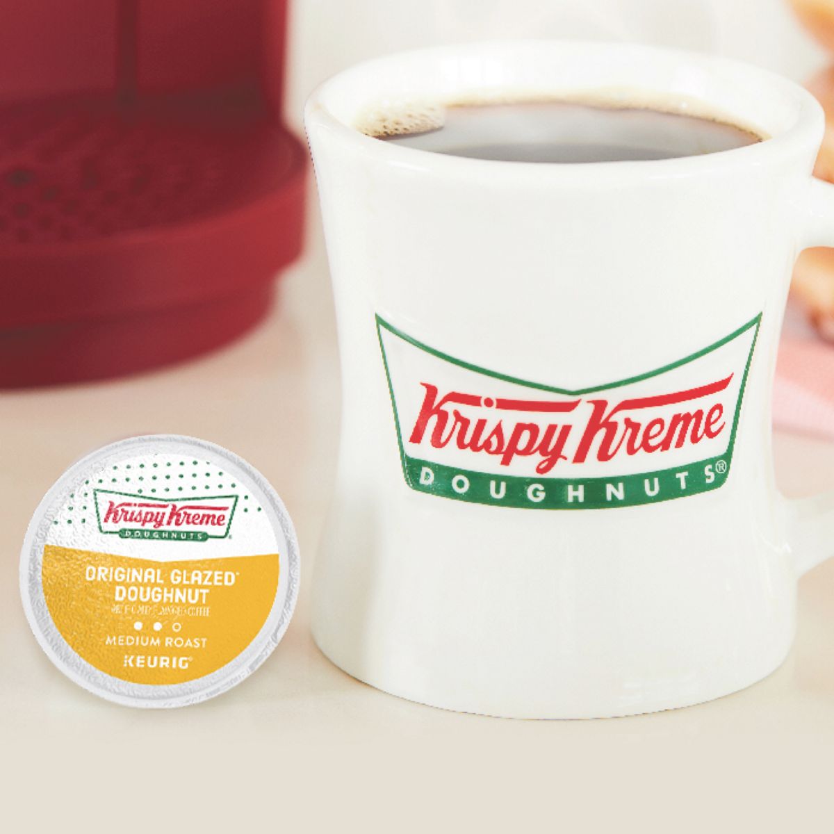 Krispy Kreme Doughnuts Coffee Original Glazed Doughnut Coffee K-Cup Pods