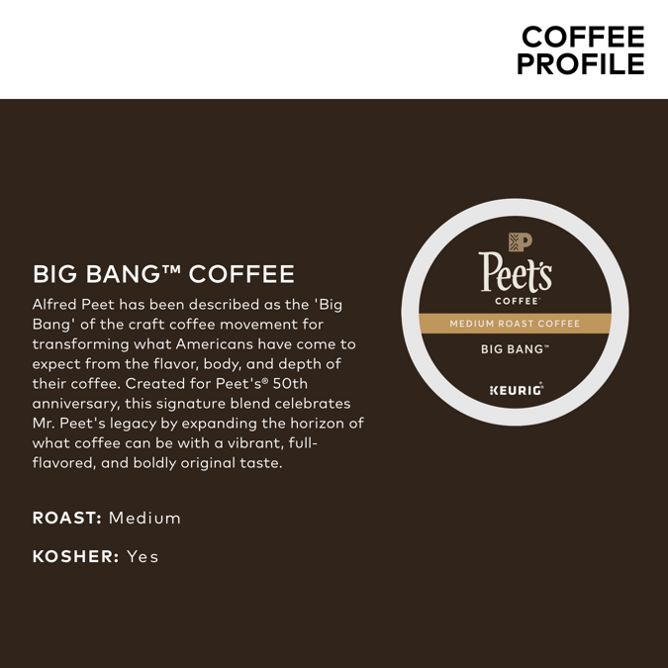 Peet_s Coffee Big Bang Coffee K-Cup Pods