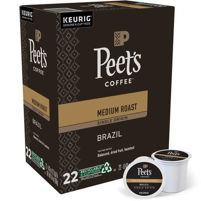 Peet_s Coffee Brazil K-Cup Pods