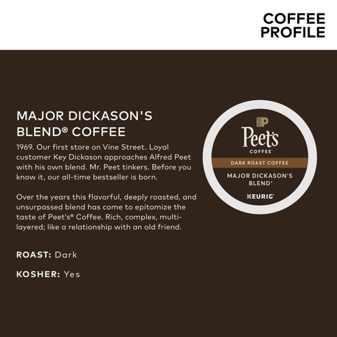 Peet_s Coffee Major Dickason's Blend K-Cup Pods