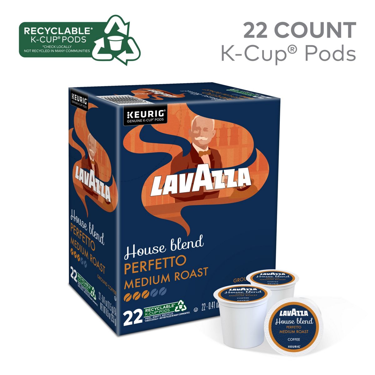 Lavazza House Blend Perfetto K-Cup Pods
