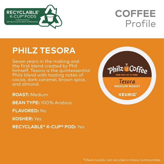 Philz Coffee Tesora Coffee K-Cup Pods