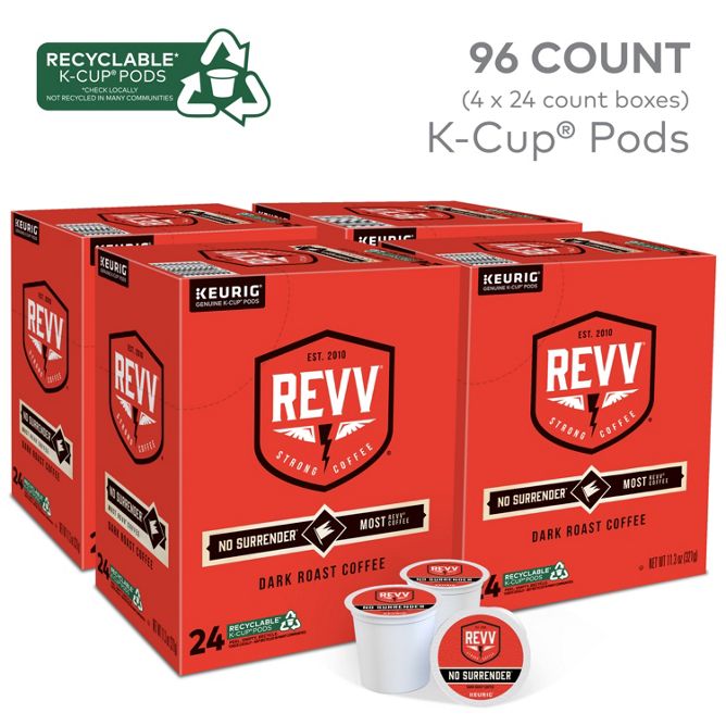 Revv Coffee No Surrender K-Cup Pods
