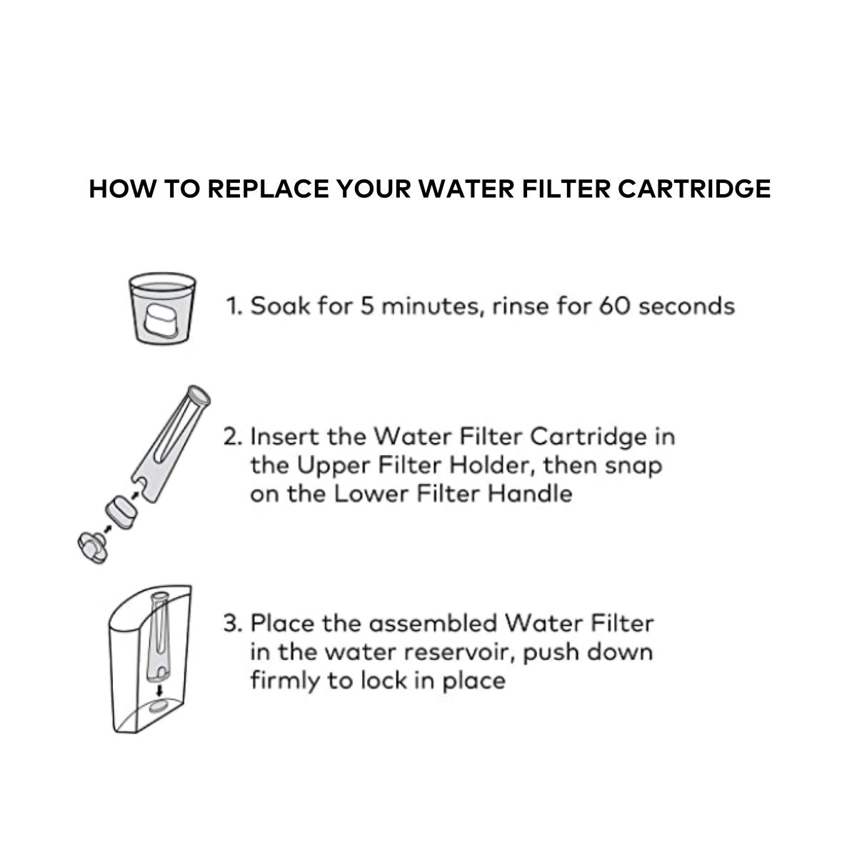 Short Handle Water Filter Starter Kit