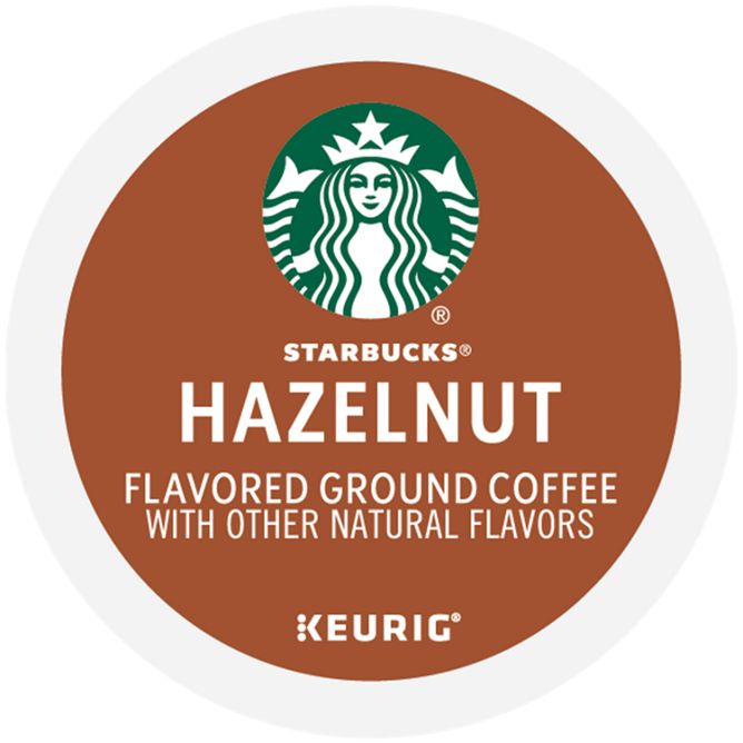 Starbucks Coffee Hazelnut K-Cup Pods