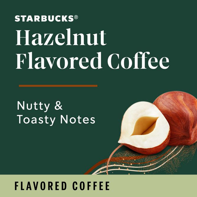 Starbucks Coffee Hazelnut K-Cup Pods