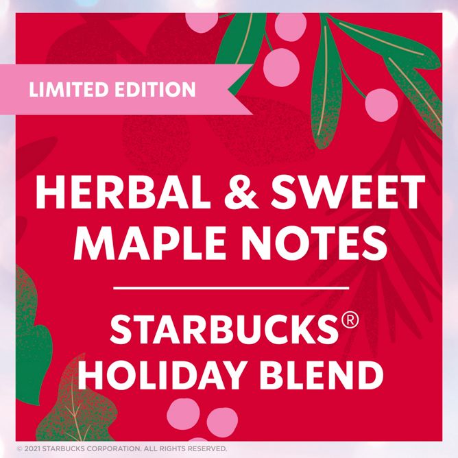 Starbucks Coffee Holiday Blend K-Cup Pods