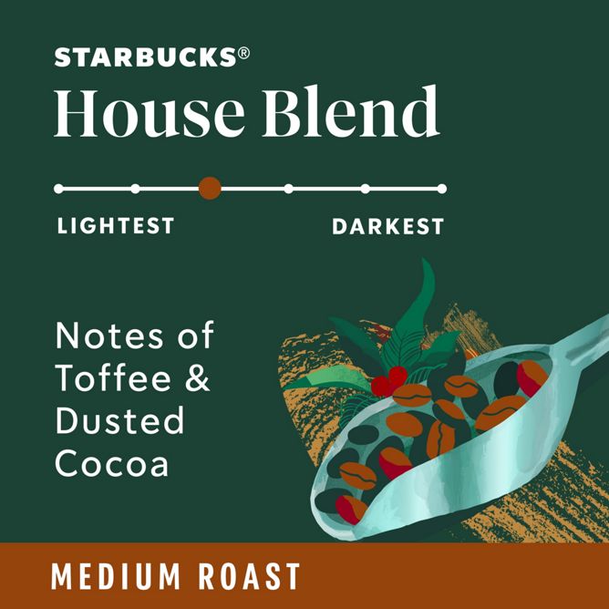 Starbucks Coffee House Blend K-Cup Pods