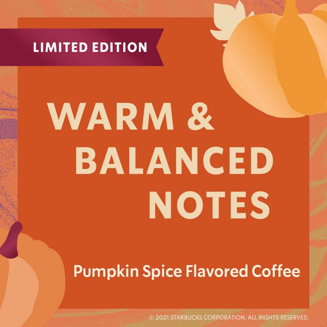 Starbucks Coffee Pumpkin Spice K-Cup Pods