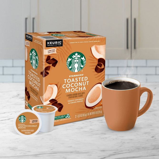 Starbucks Coffee Toasted Coconut Mocha K-Cup Pods