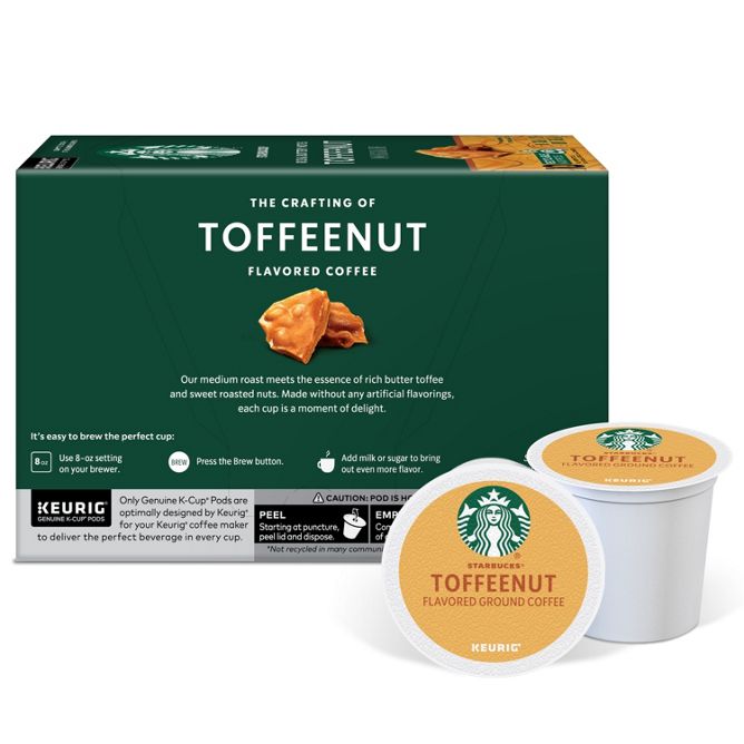 Starbucks Coffee Toffeenut K-Cup Pods