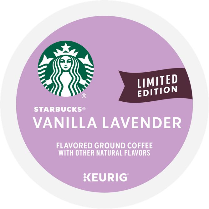 Starbucks Coffee Vanilla Lavender K-Cup Pods