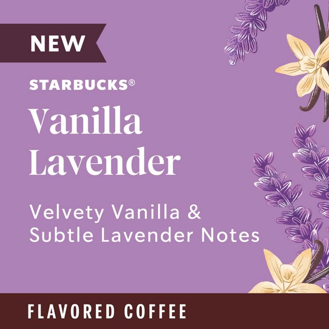 Starbucks Coffee Vanilla Lavender K-Cup Pods
