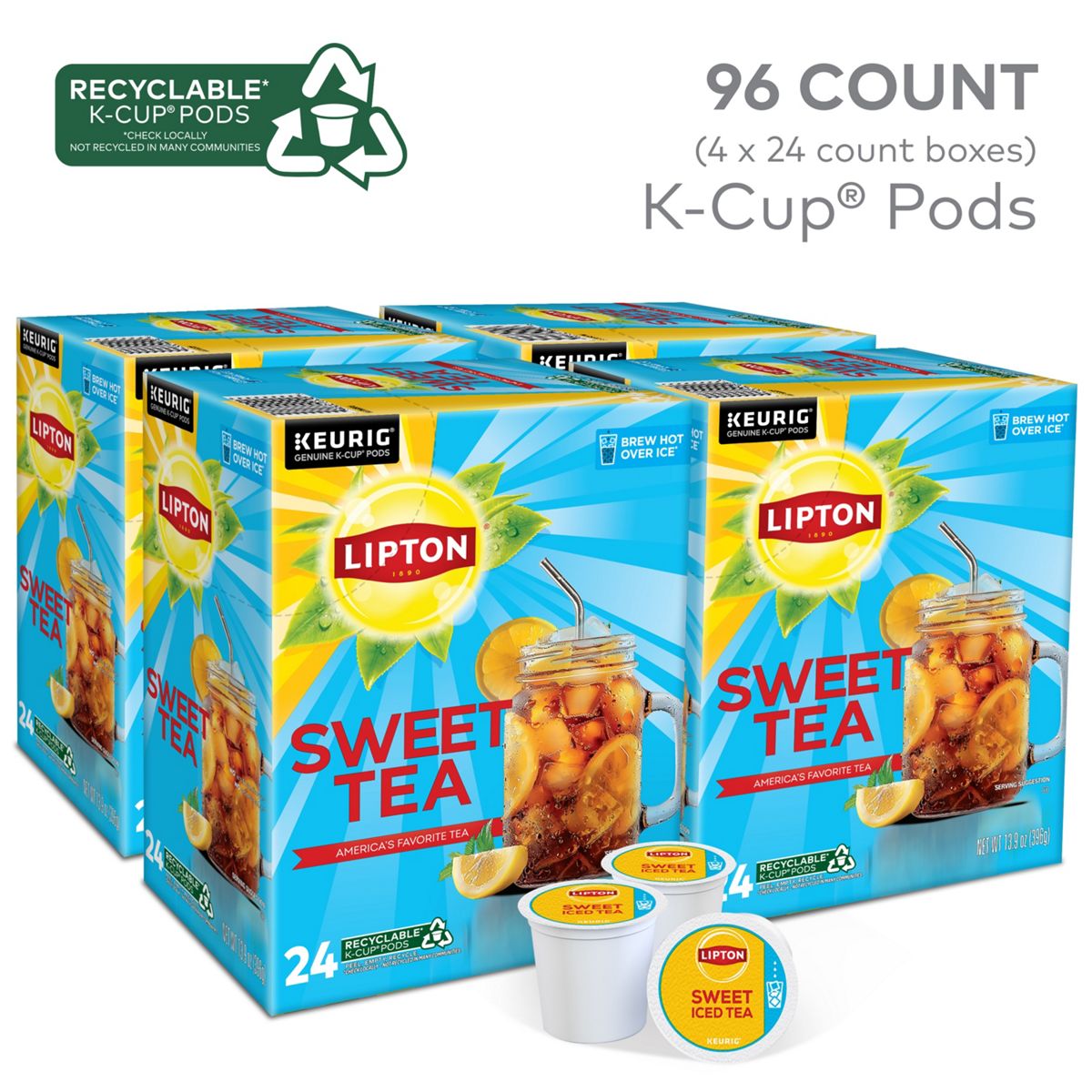 Lipton Sweet Iced Tea K-Cup Pods