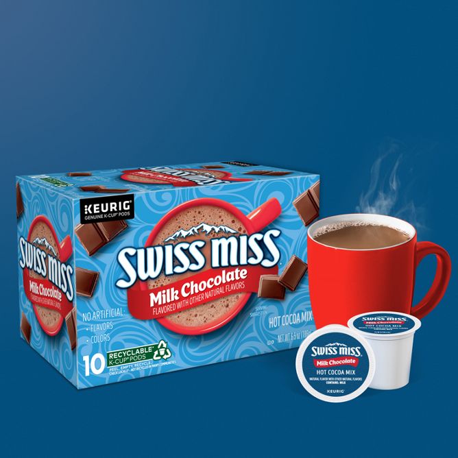 Swiss Miss Hot Cocoa Milk Chocolate K-Cup Pods