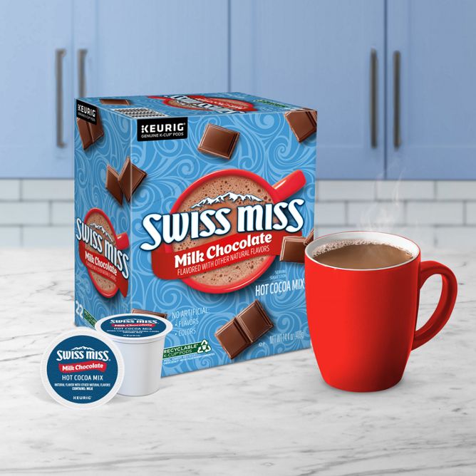 Swiss Miss Hot Cocoa Milk Chocolate K-Cup Pods